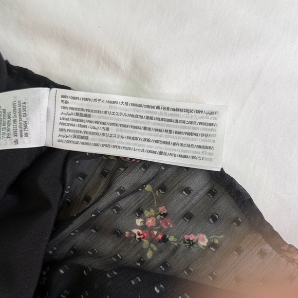 Hollister Black Floral women’s Dress XS - Picture 7 of 13